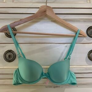Aqua Blue Victoria Secret Demi Underwire Bra